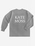 we love kate moss t-shirt (light gray)