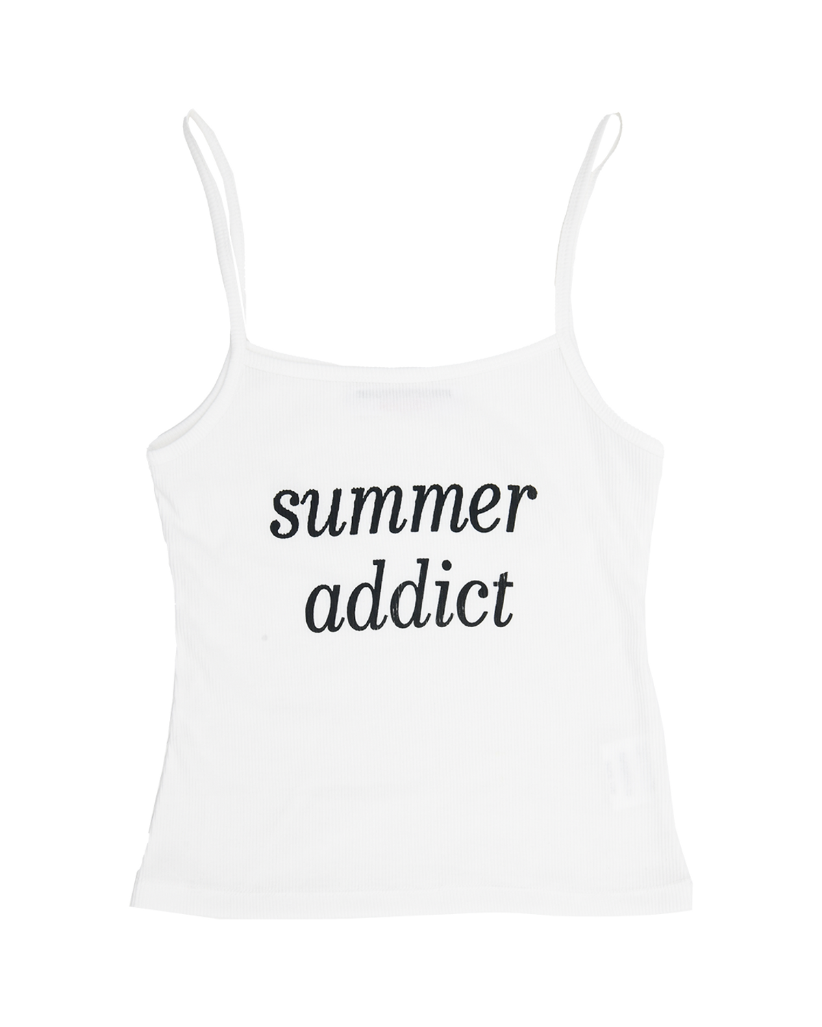 더뮤지엄비지터(THEMUSEUMVISITOR) SUMMER ADDICT SLEEVELESS (WHITE)