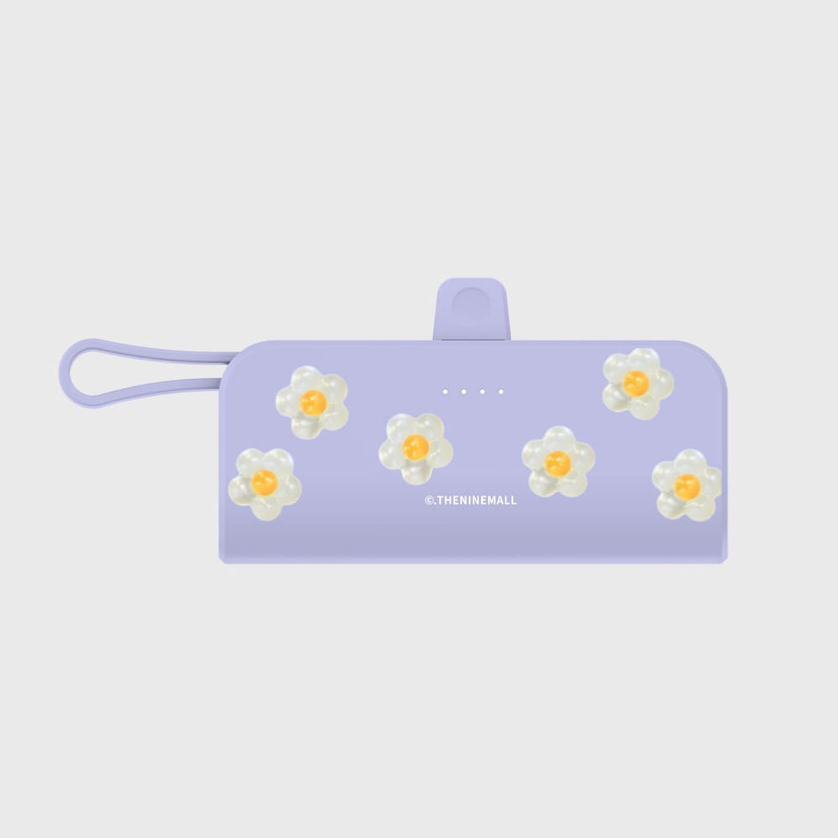 더나인몰(THE NINEMALL) white jelly flower [도킹형 보조배터리]