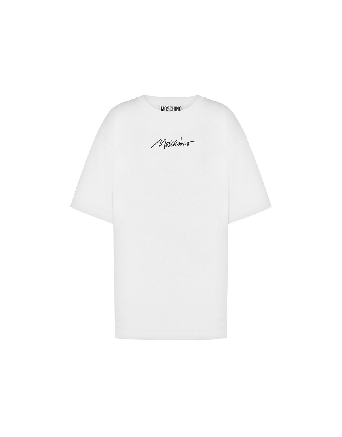 모스키노(MOSCHINO) 시즈널 레터링 프린트 반팔 티셔츠