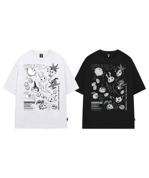[디지몬 어드벤처] In-Training Ⅱ Digimon Over Fit T-shirt - 2COLOR