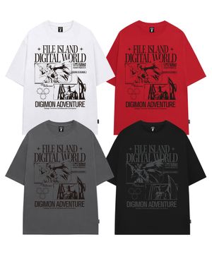 [디지몬 어드벤처] Angemon&Devimon Overfit T-shirt - 4COLOR