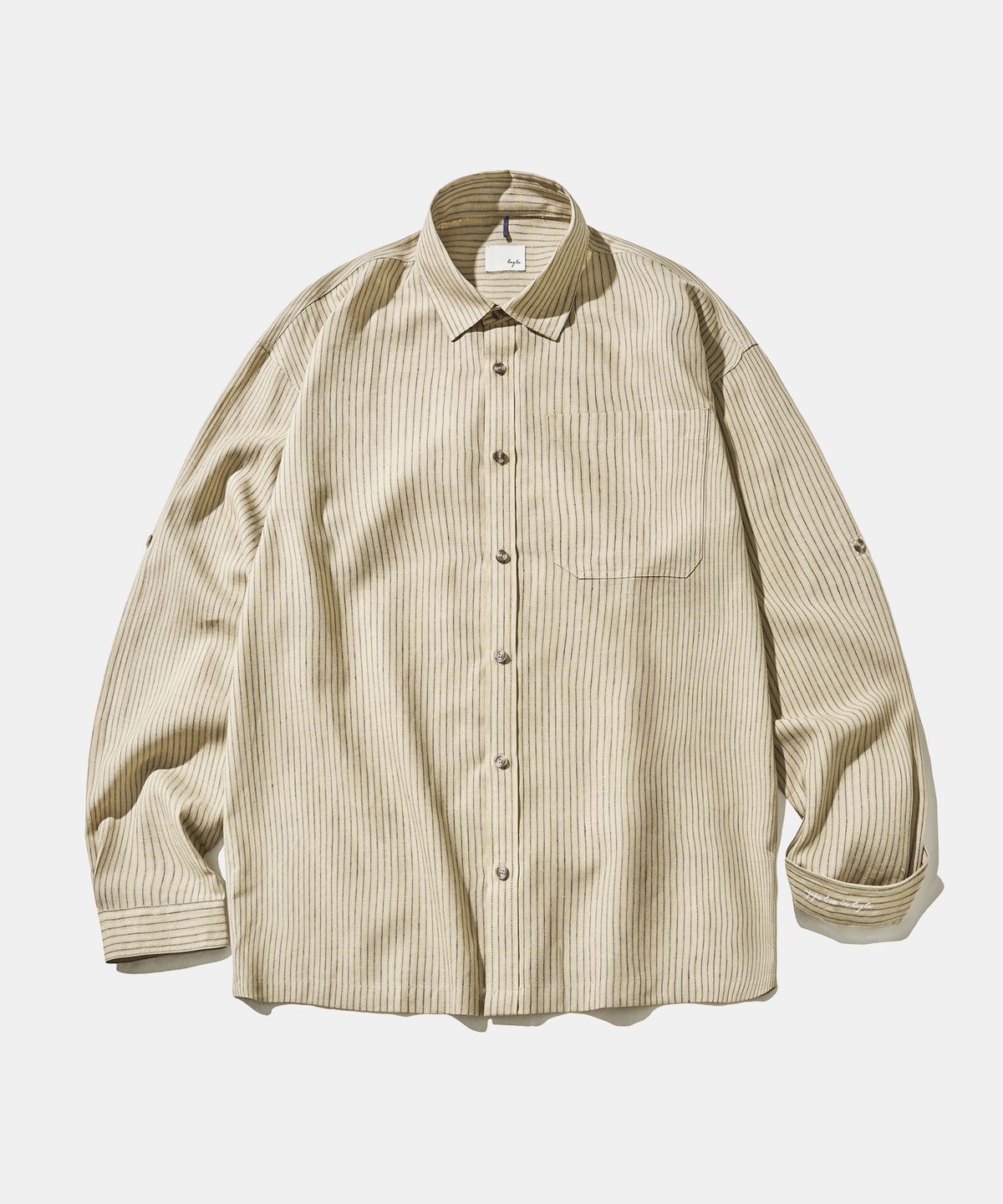 다이아몬드 레이라(DIAMOND LAYLA) UV Organic Heritage Linen Stripe Shirt S176