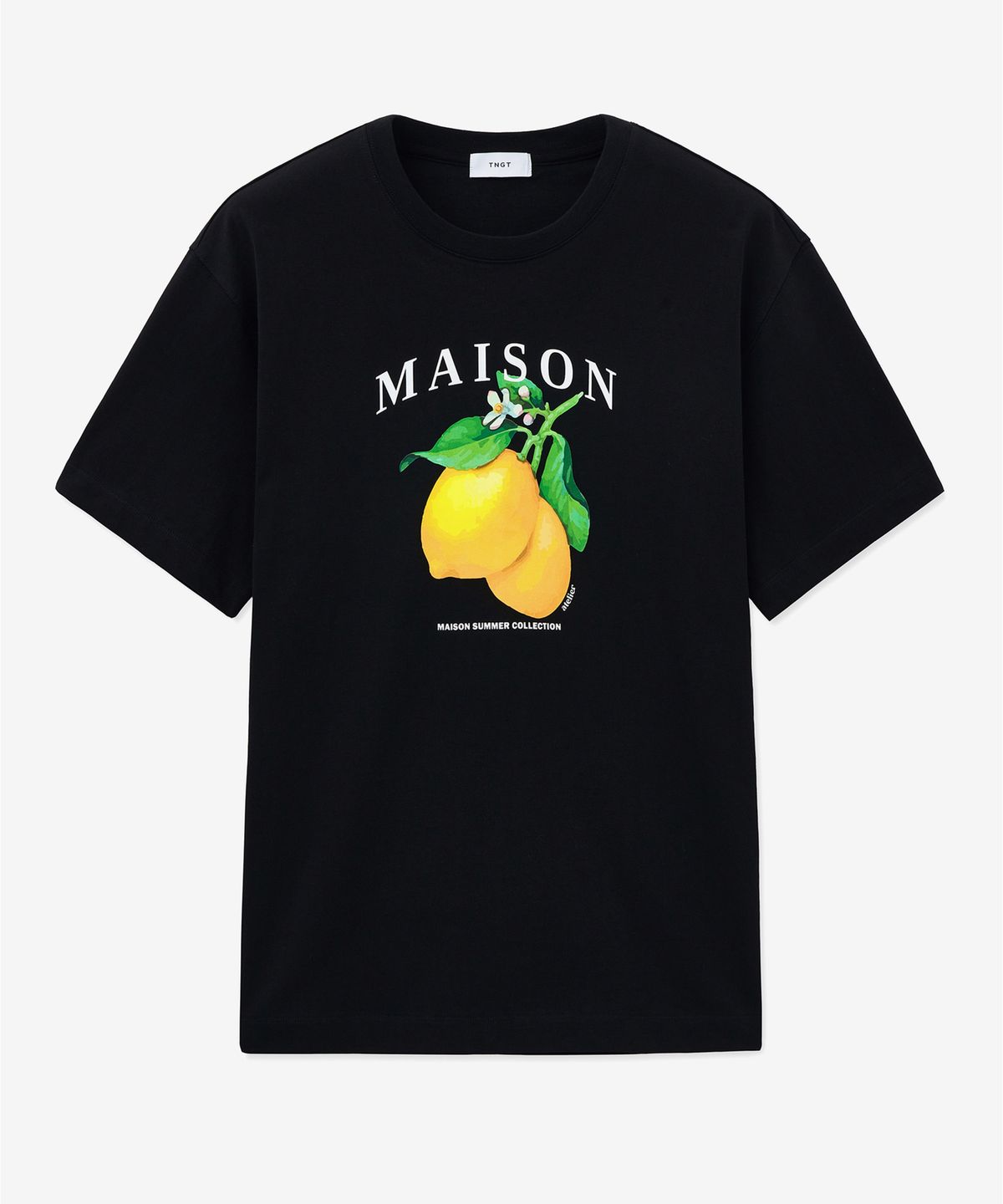 티엔지티(TNGT) Lemon Graphic T-Shirt (Black) TNTS5E220BK