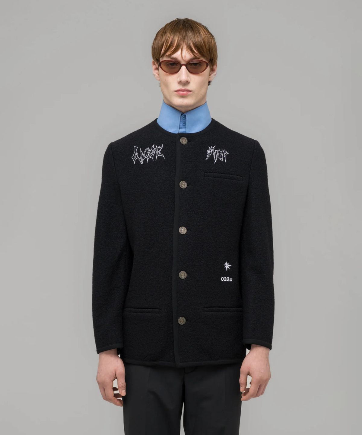 032씨(032C) (U) 고스트 라이터 울 자켓 블랙 GHOST WRITER WOOL JANKER BLACK