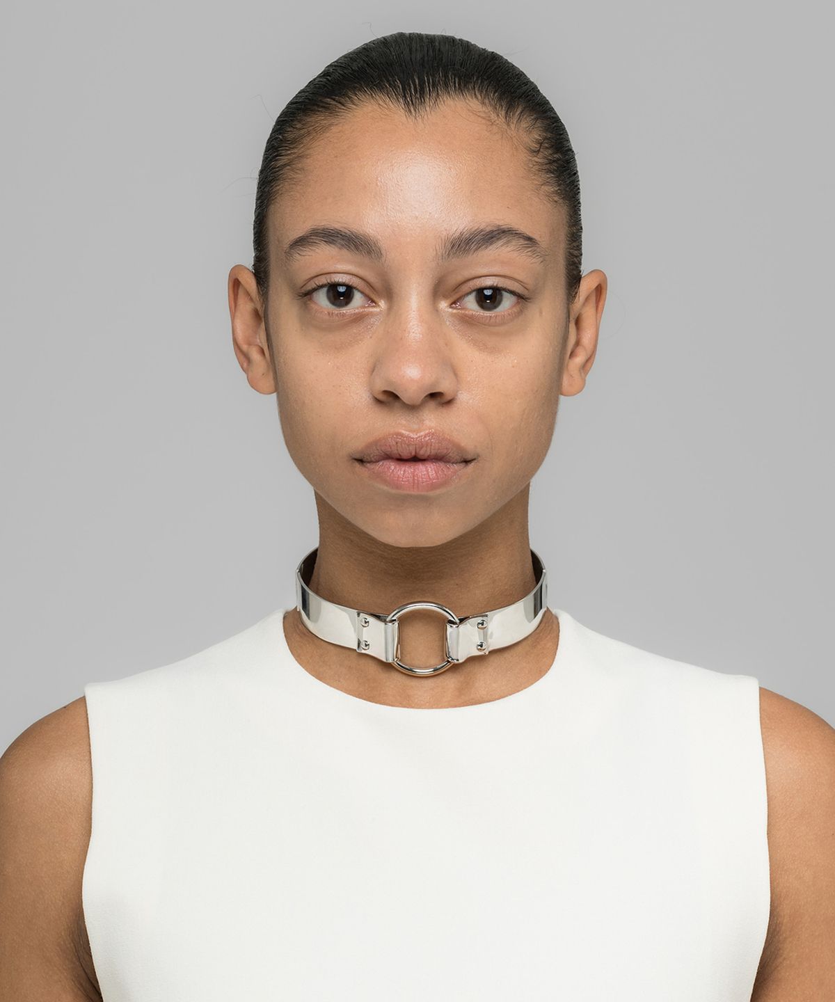 032씨(032C) (W) 링 초커 실버 RING CHOKER SILVER