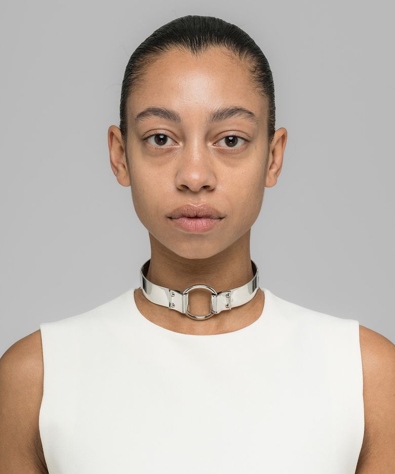(W) 링 초커 실버 RING CHOKER SILVER