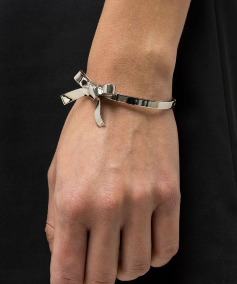 (W) 보우 브레이슬릿 실버 BOW BRACELET SILVER