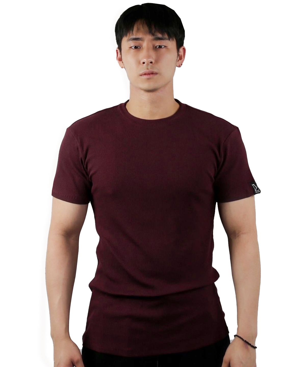 디그노루시르(DIGNOLUCIR) 골지 슬림 반팔티
