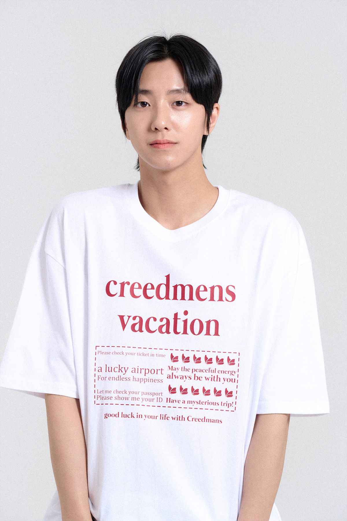 크레드먼스(CREEDMENS) vacation 오버핏 반팔티