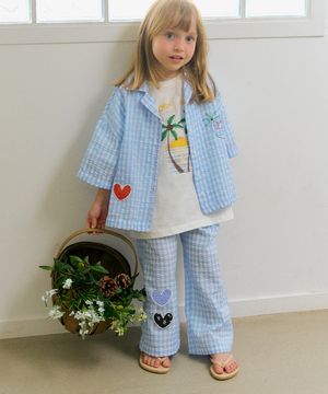 릴리 패치 체커 팬츠_소라