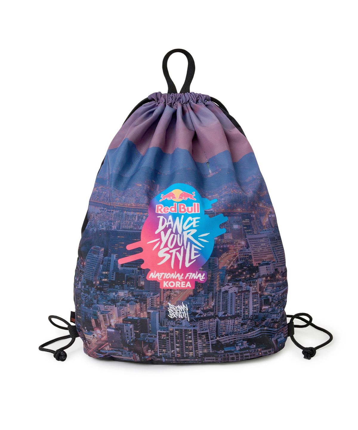 브라운브레스(BROWNBREATH) BXR REDBULL TAG GYMSACK - BLACK