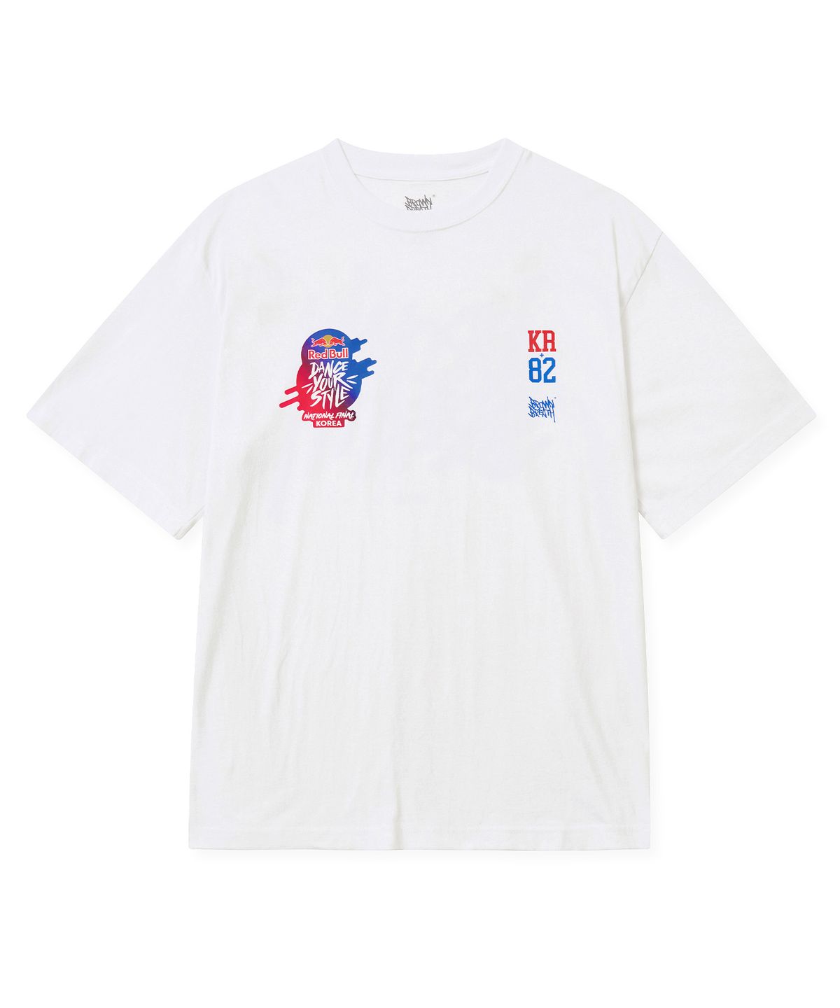 브라운브레스(BROWNBREATH) BXR REDBULL TAG TEE - WHITE