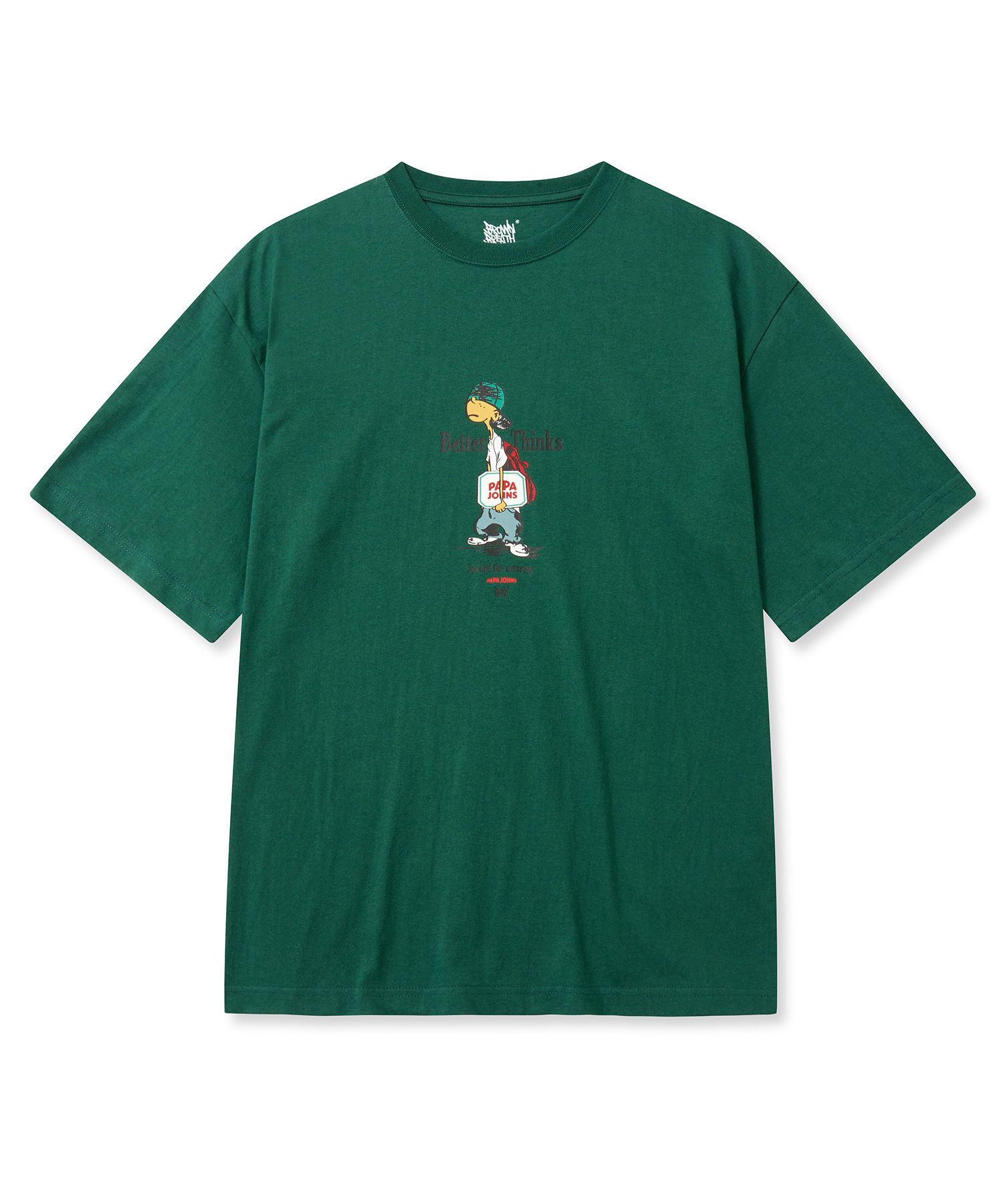 【BROWN BREATH】送料・関税込★BXP BETTER THINKS TEE MUSINSA | BROWNBREATH BXP BETTER THINKS TEE - GREEN