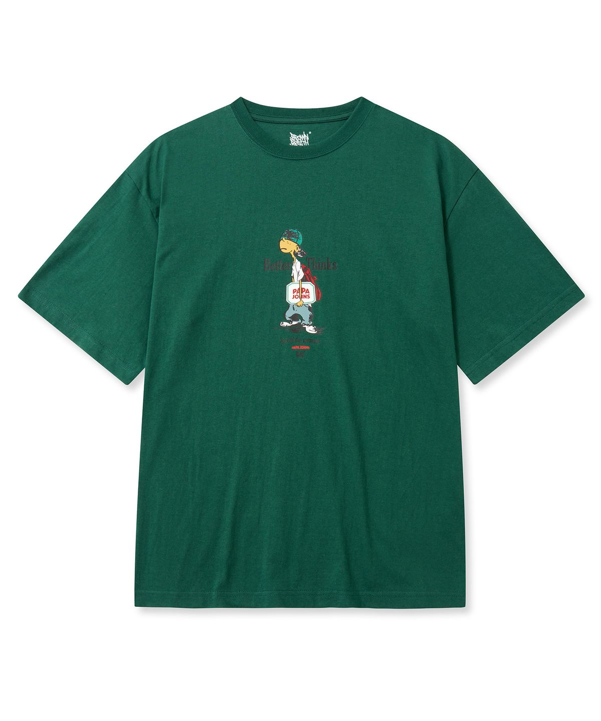 브라운브레스(BROWNBREATH) BXP BETTER THINKS TEE - GREEN