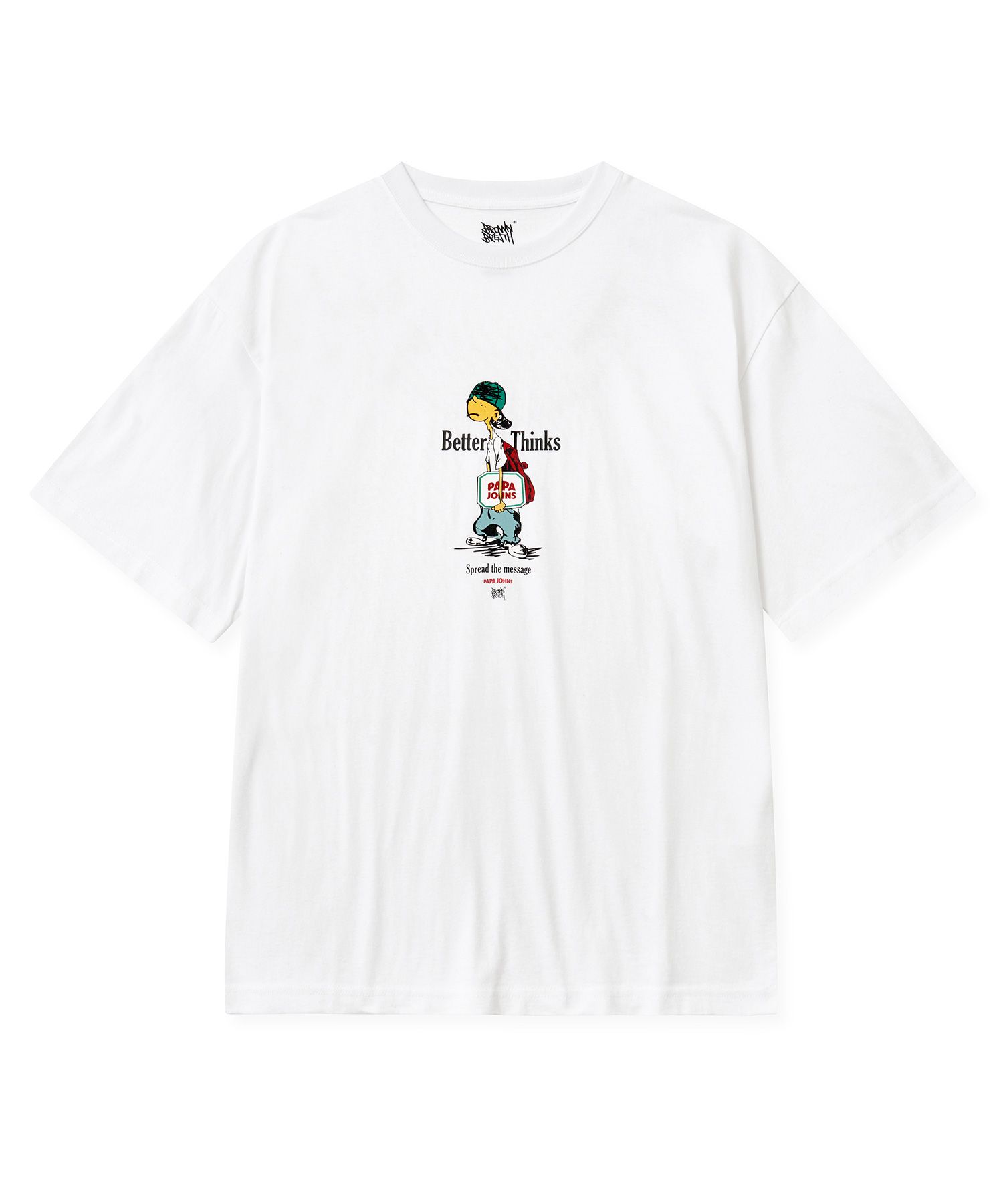 【BROWN BREATH】送料・関税込★BXP BETTER THINKS TEE 브라운브레스(BROWNBREATH) BXP BETTER THINKS TEE - WHITE