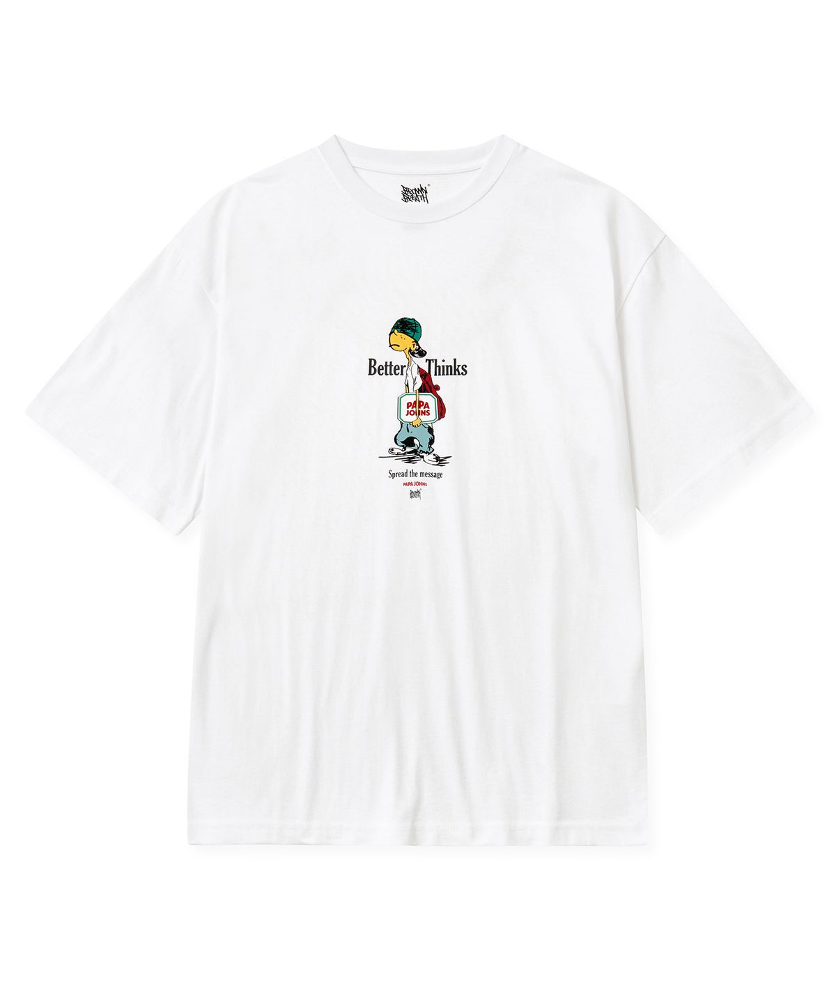 브라운브레스(BROWNBREATH) BXP BETTER THINKS TEE - WHITE