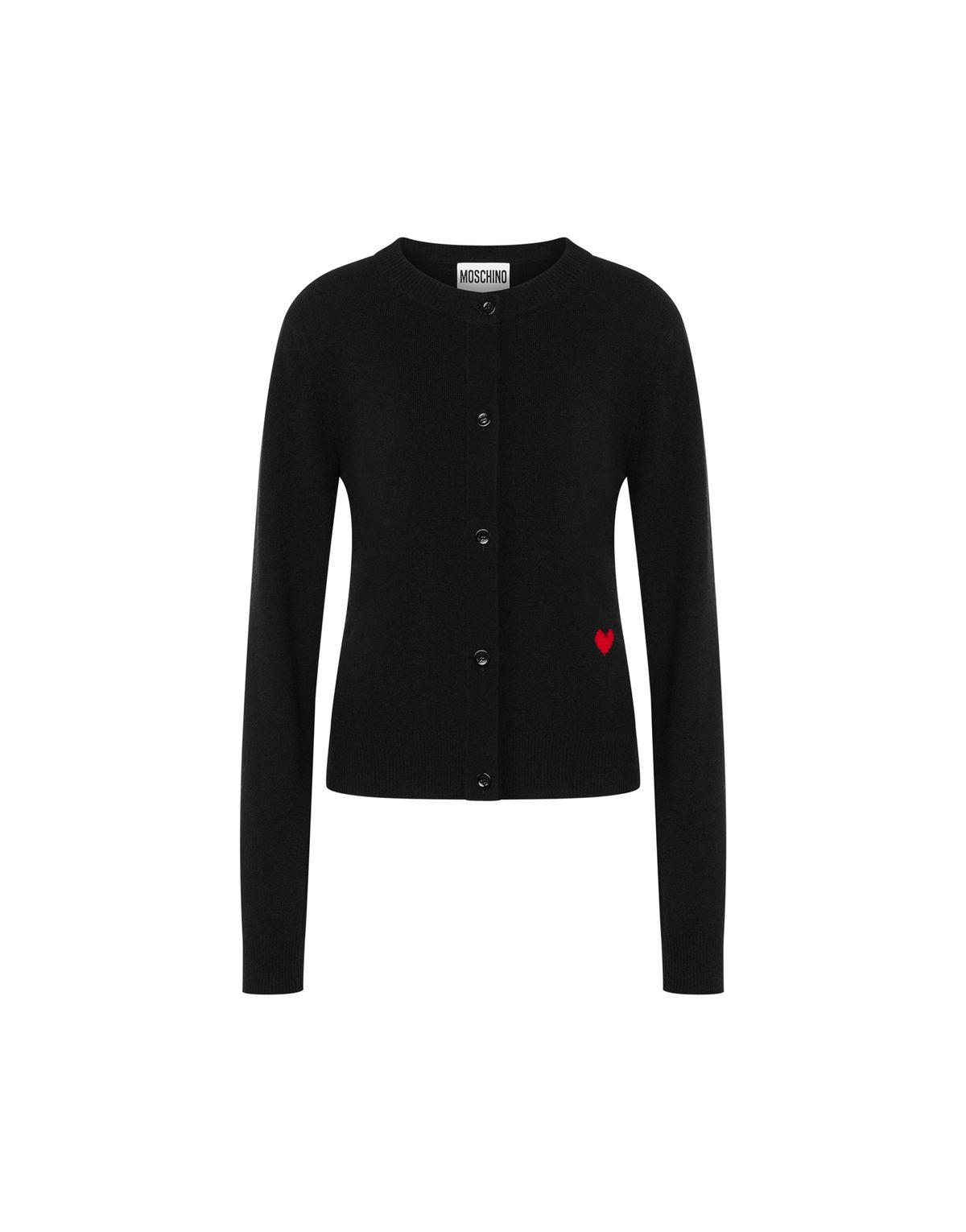 모스키노(MOSCHINO) 헤드 하트 울  소프트 가디건