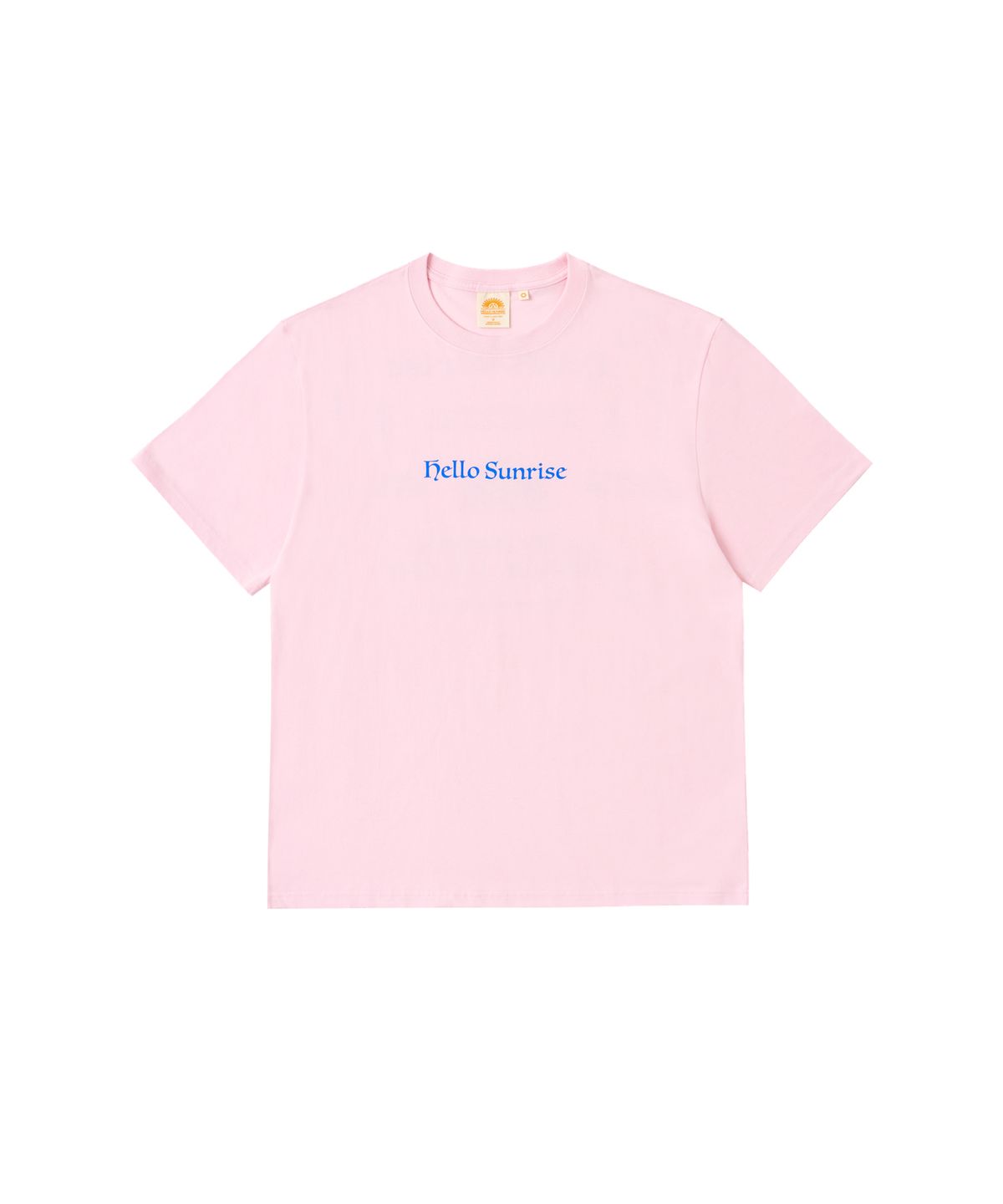 헬로 선라이즈(HELLO SUNRISE) HS Info Graphic Tee_Light Pink
