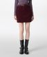 우먼즈 코듀로이 미니 스커트 [버건디]