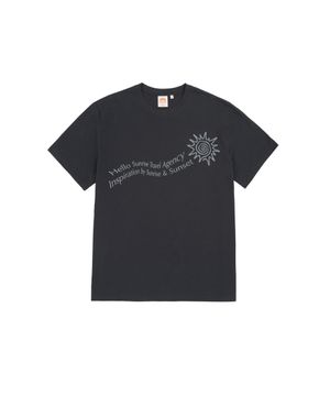 HS Travel Agency Wave Logo Tee_Charcoal