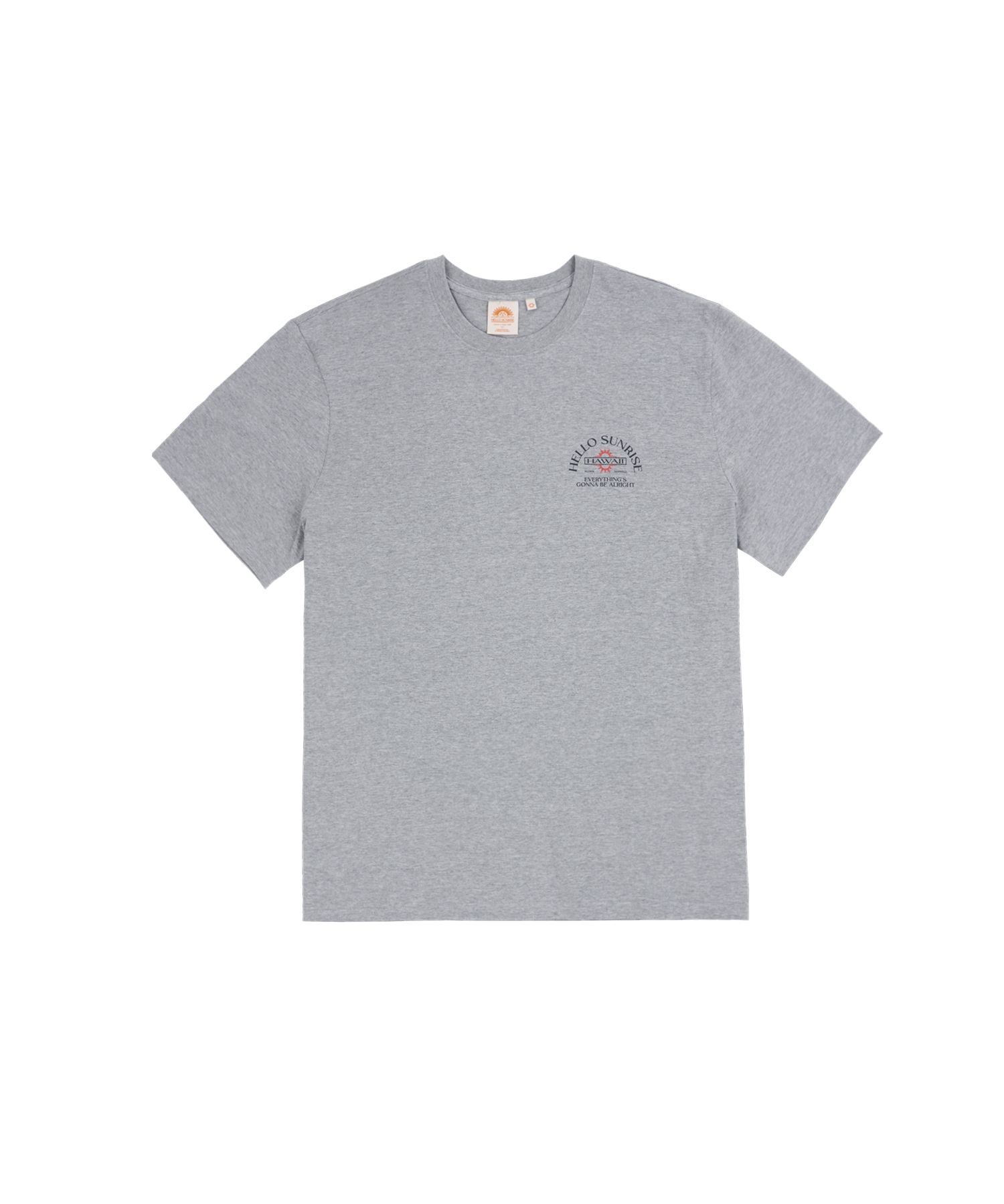 【HELLO SUNRISE】 HAWAII Arch Logo Tee /追跡付 MUSINSA公式 | HELLO SUNRISE HAWAII Arch Logo Tee_8% Melange Gray