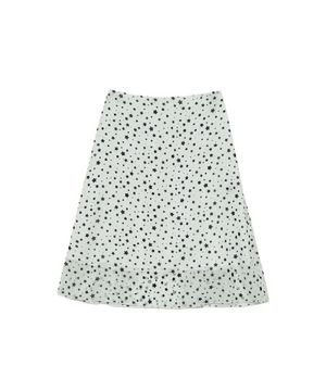 엘리 스타 미디 스커트 (화이트)