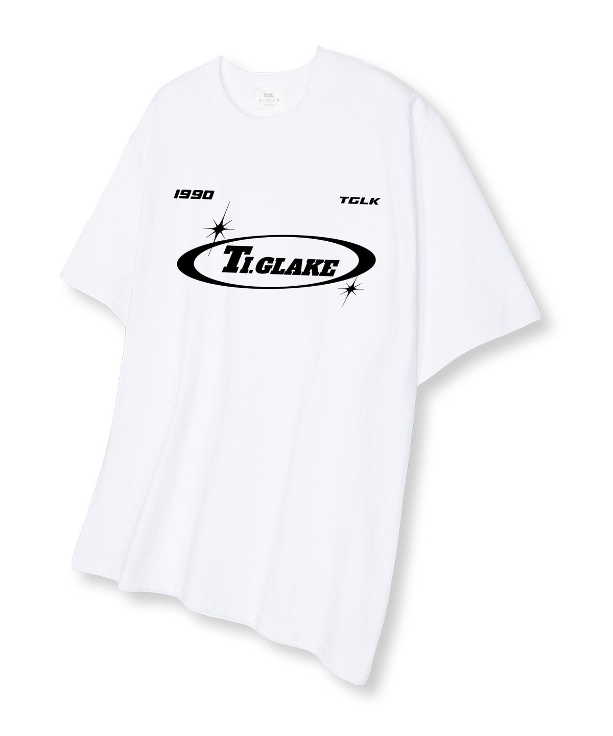 티글레이크(TI.GLAKE) 투스포티 오버핏 반팔 티셔츠 화이트