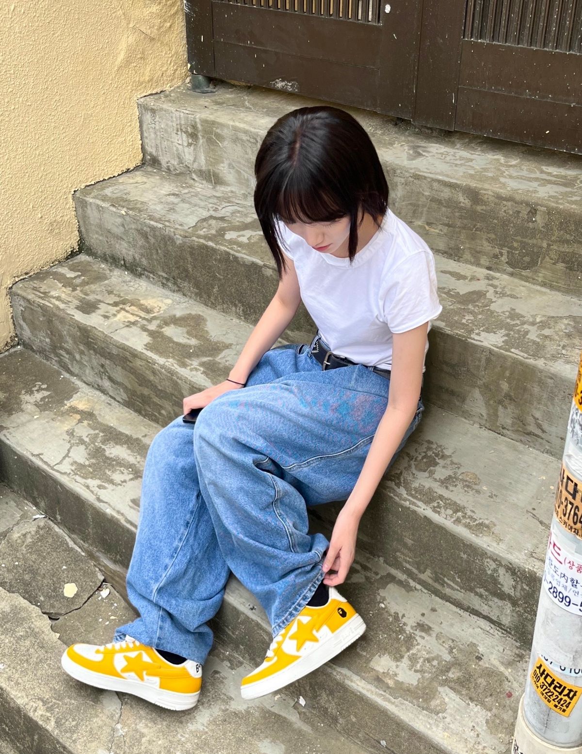 베이프(BAPE) 베이프 스타 #3 M1 ORANGE