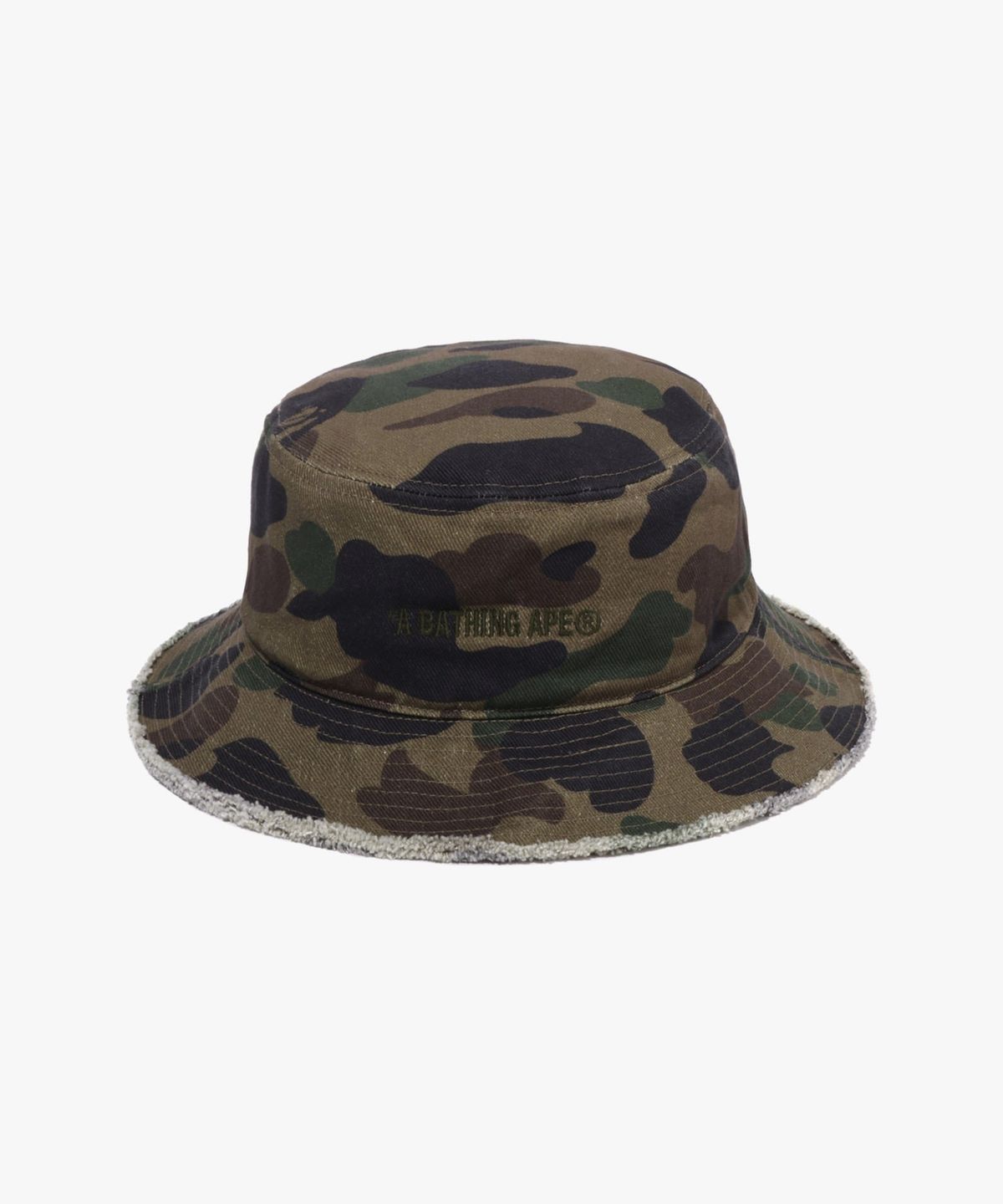 베이프(BAPE) 퍼스트 카모 버클 햇 GREEN