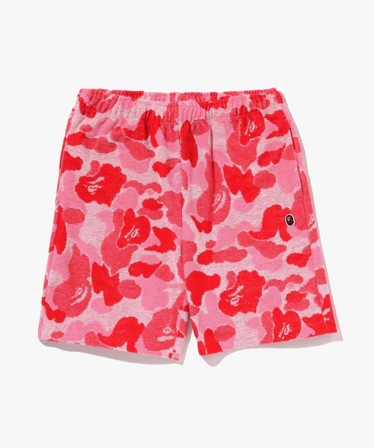 베이프(BAPE) ABC 카모 파일 원 포인트 스웨트 쇼츠(M) PINK