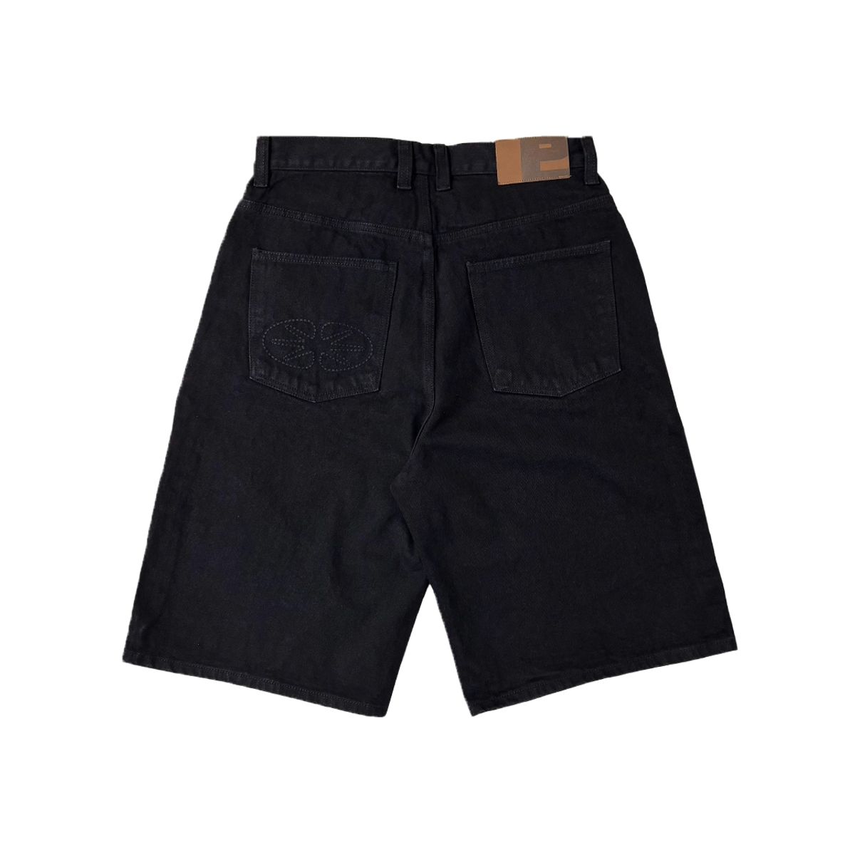 이알티알(ERTR) Essential Bermuda Denim Shorts Black