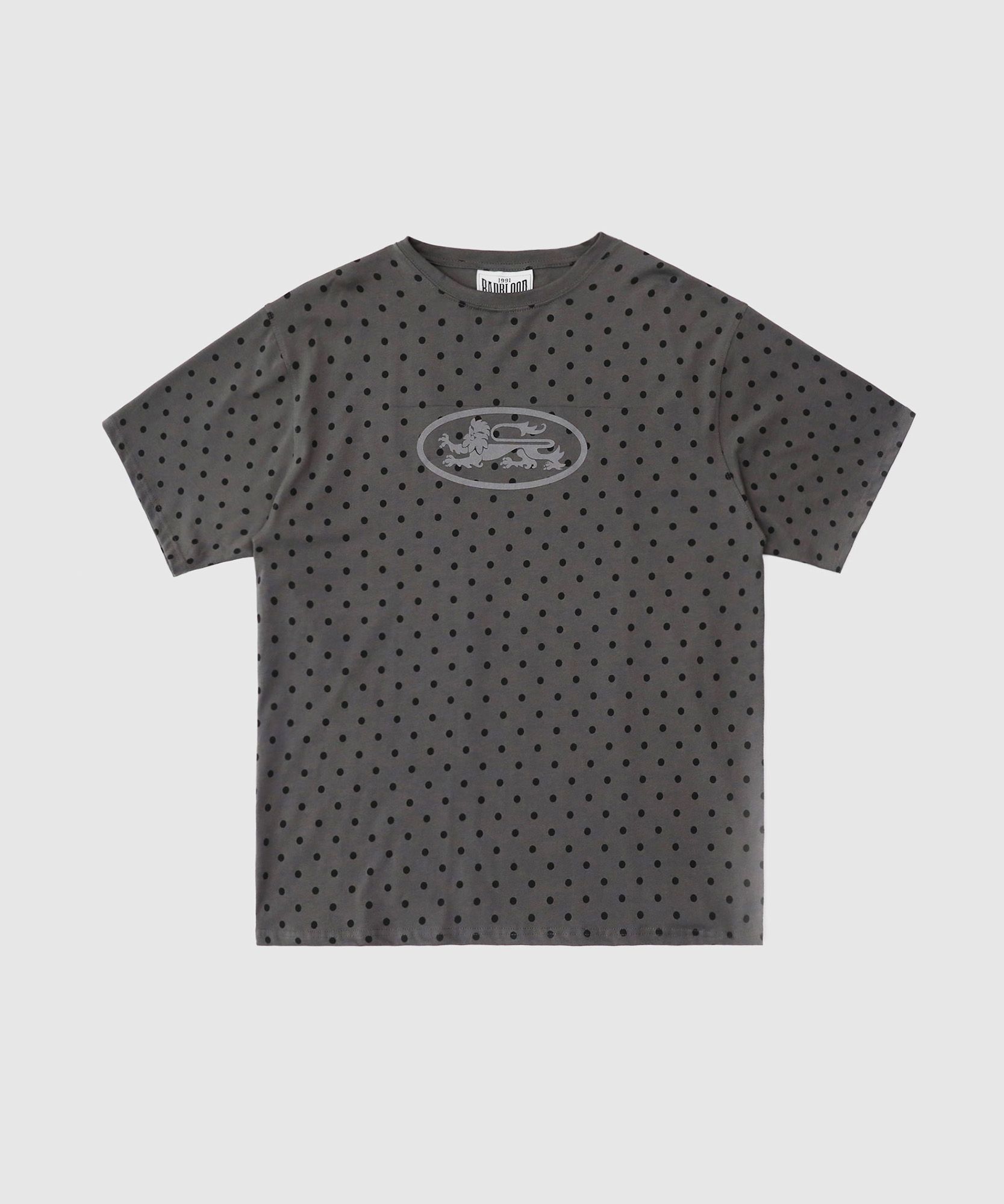 ◆25SS BADBLOOD Mystic Basic T-Shirt/5色◆ MUSINSA | BADBLOOD Mystic Basic T-Shirt - Charcoal Dot