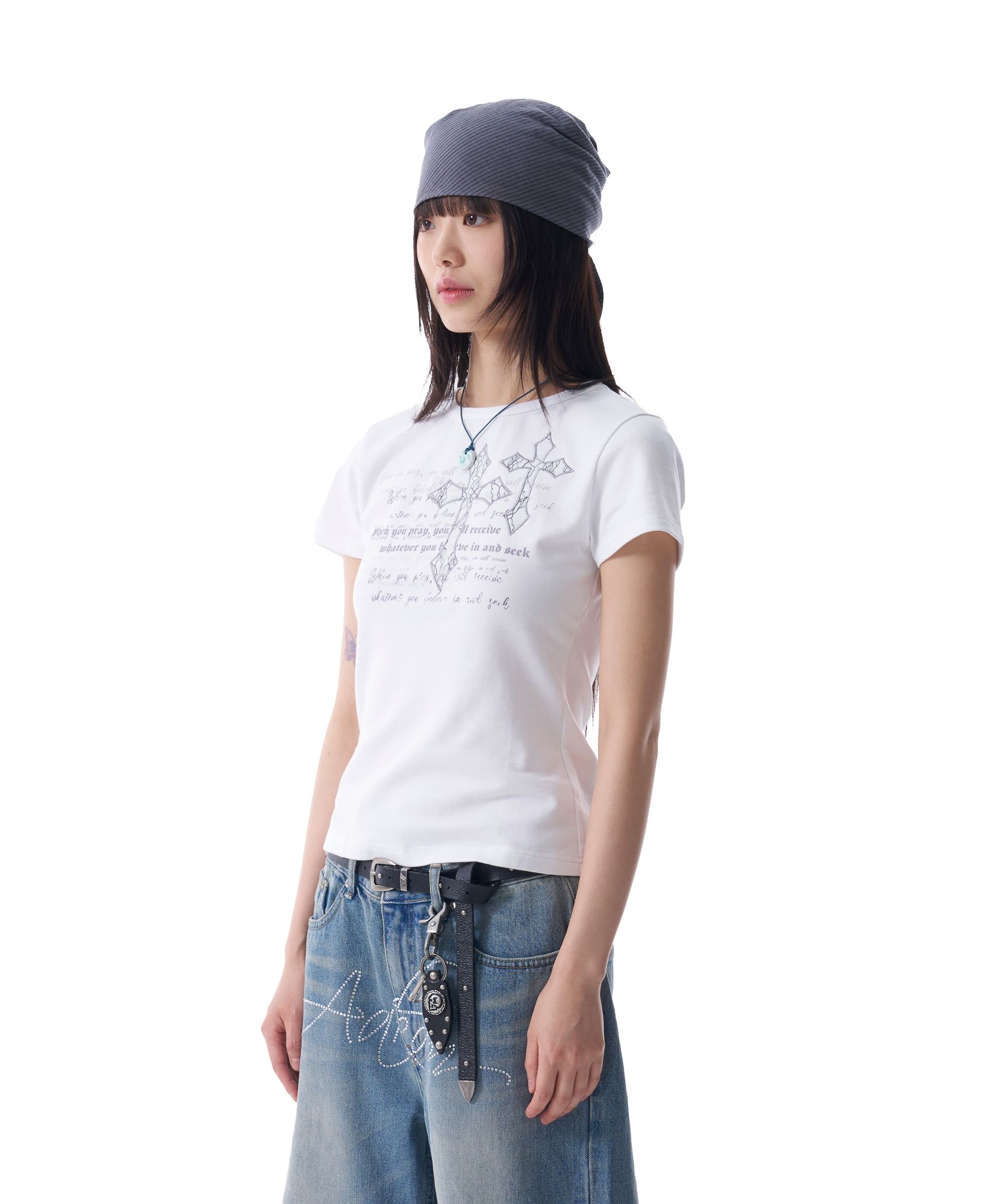 【AAKAM】25ss Laced CROS2 Patch Half Top MUSINSA | AAKAM Laced CROS2 Patch Half Top (White)