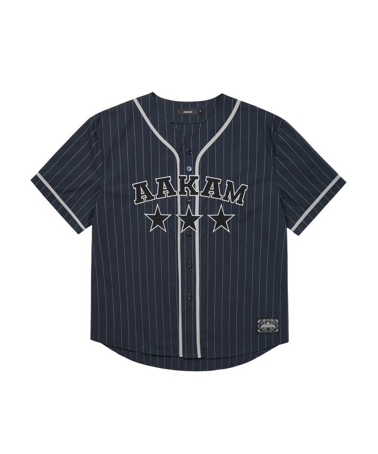 Cotton Baseball Jersey (Navy)