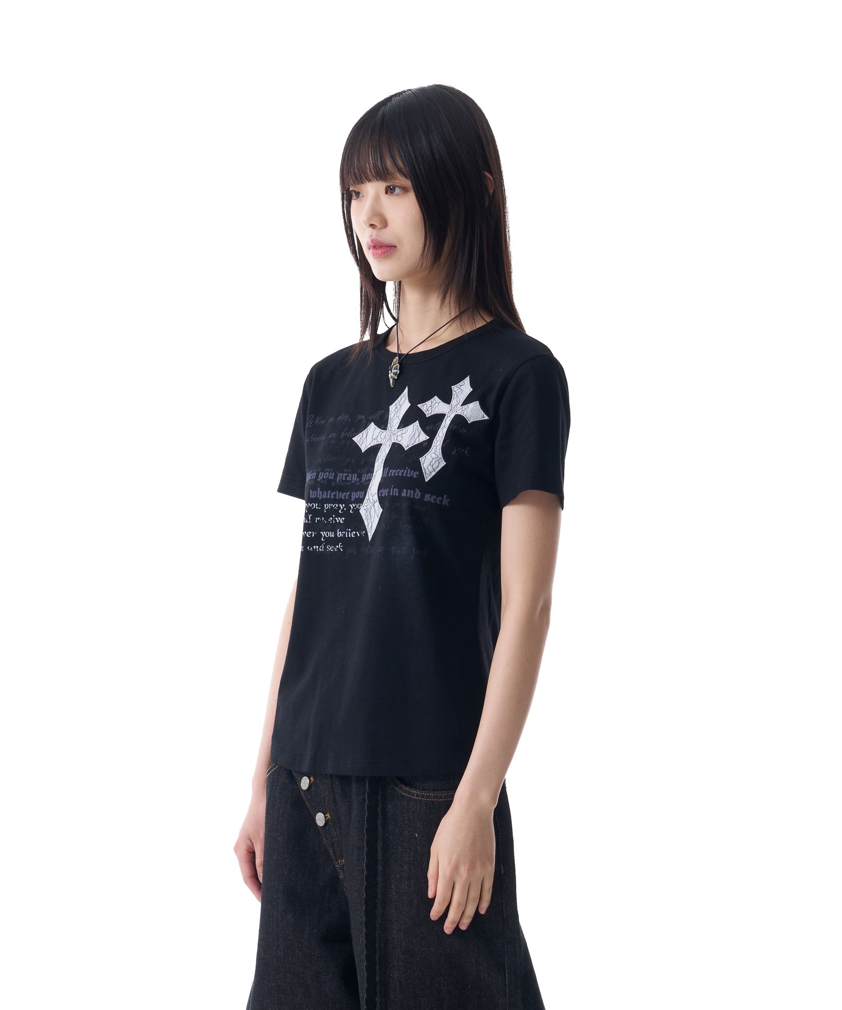 【AAKAM】25ss Laced CROS2 Patch Half Top MUSINSA | AAKAM Laced CROS2 Patch Half Top (White)