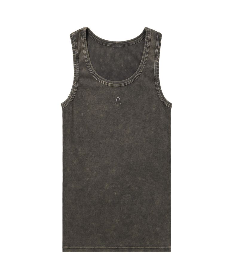 Vintage Washed Logo Sleeveless (Dark Gray)