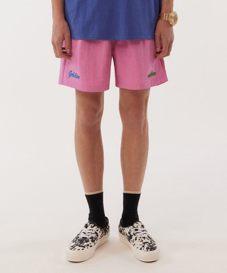 Recycle active color shorts_Pink