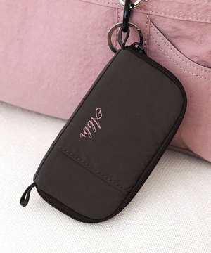 Easy Zip Half Wallet Brown