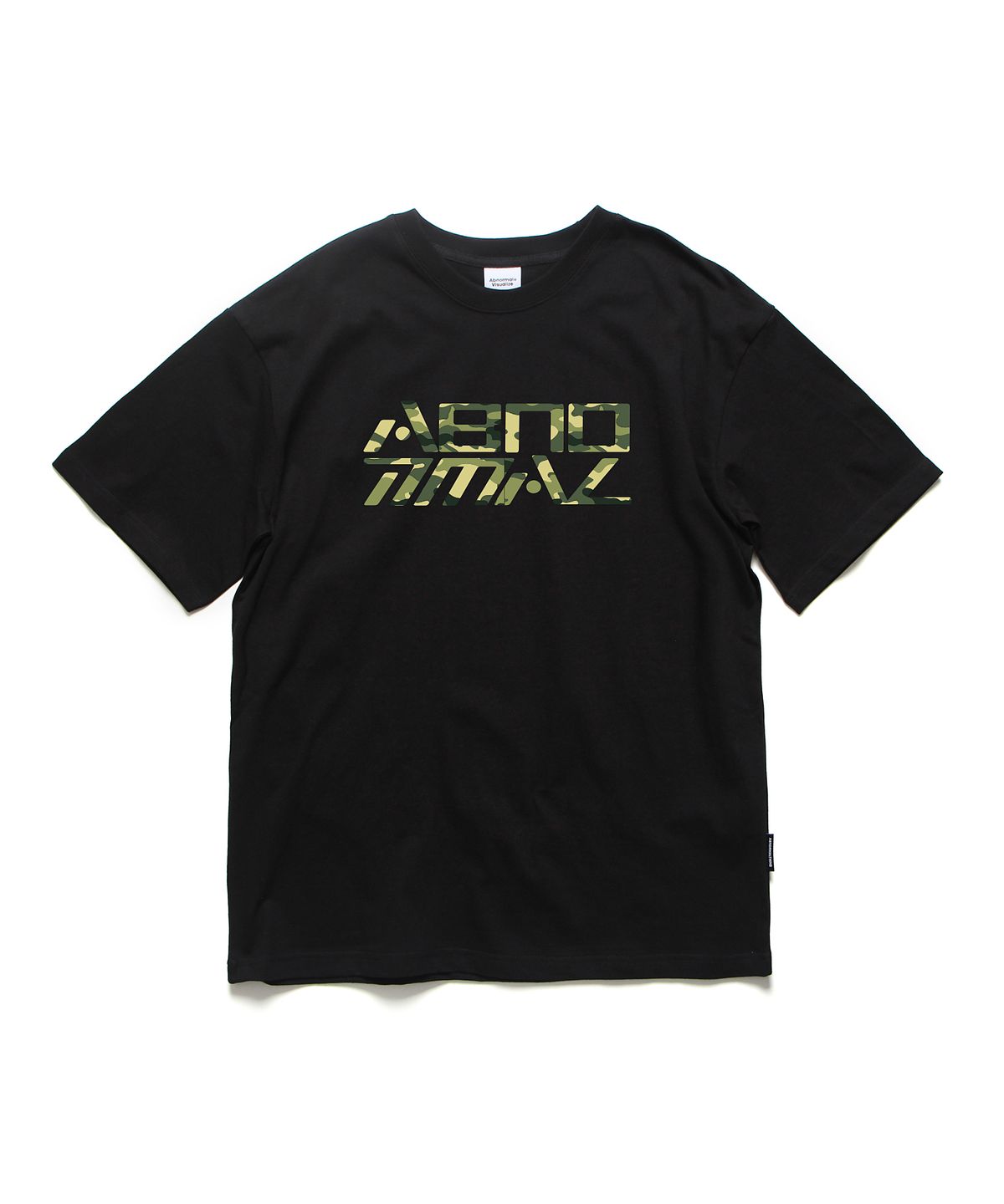 앱놀머씽(ABNORMALTHING) RS 카모 오버핏 티셔츠 블랙 (RS CAMO T-SHIRT BLACK)