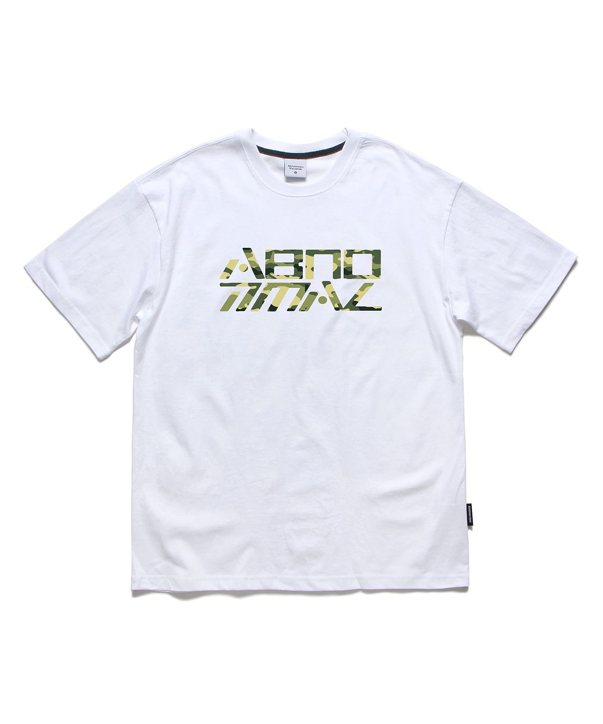 앱놀머씽(ABNORMALTHING) RS 카모 오버핏 티셔츠 화이트 (RS CAMO T-SHIRT WHITE)