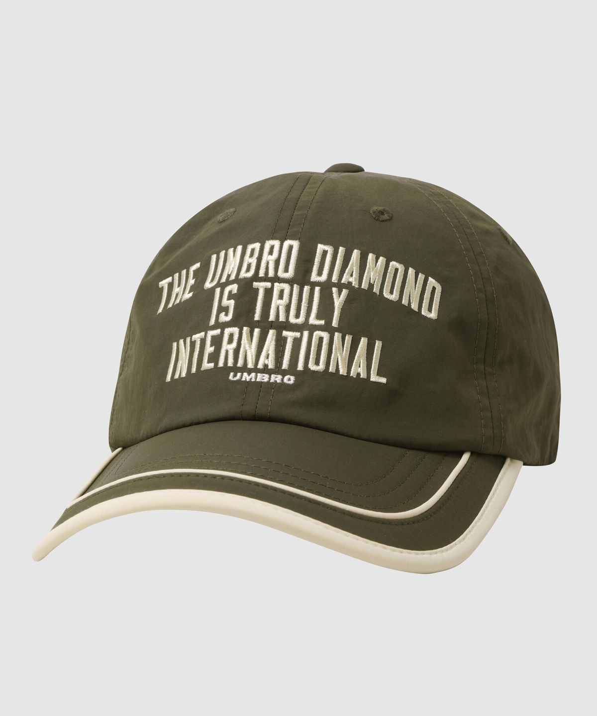 엄브로(UMBRO) 그래피티 링거 투톤캡 카키(UQ323CCP71)
