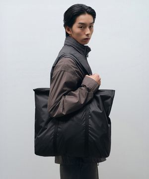 립스탑 패커블 토트 백 [블랙]