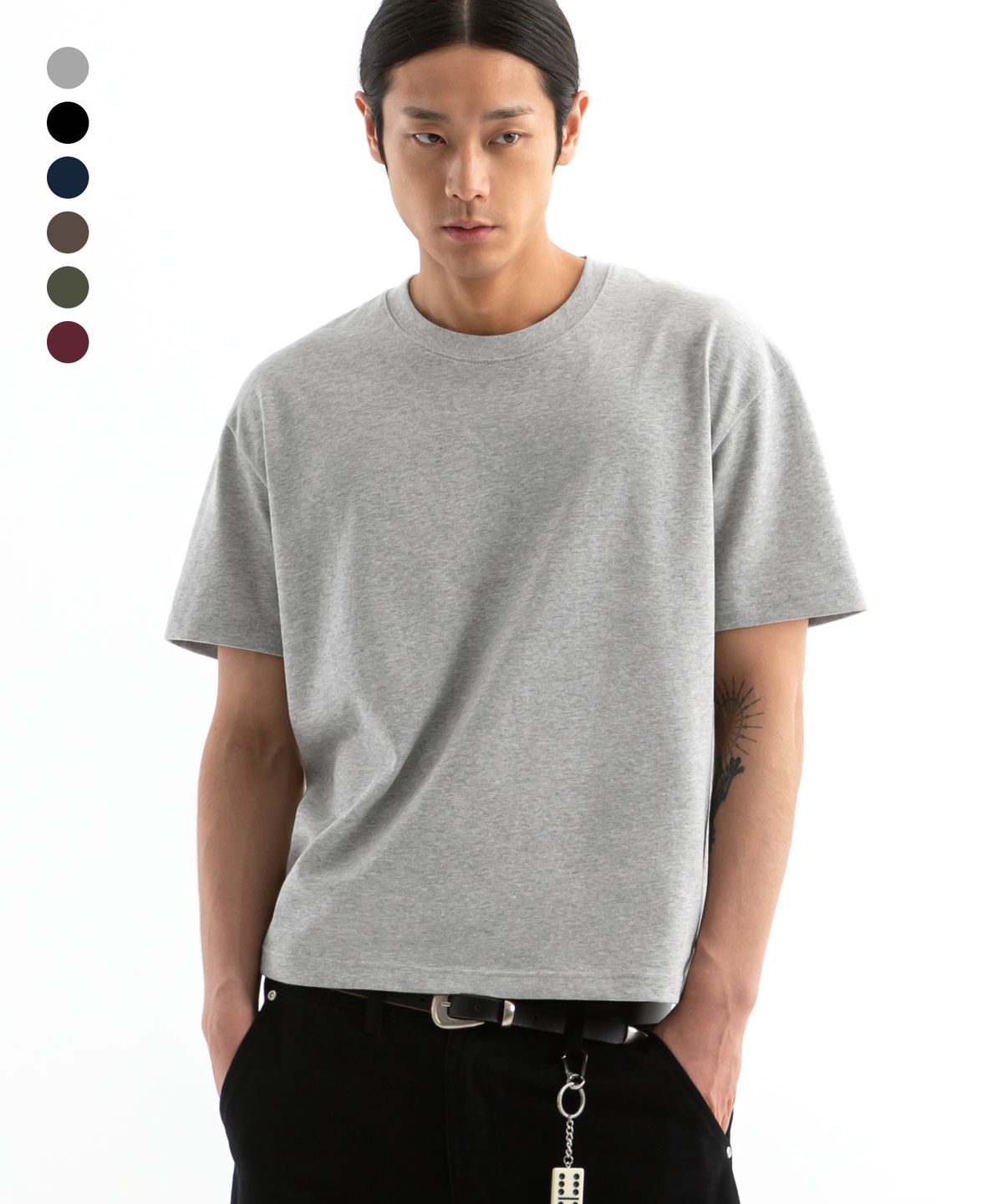브렌슨(BRENSON) 컴포트 크롭 반팔티 ( 8Color )