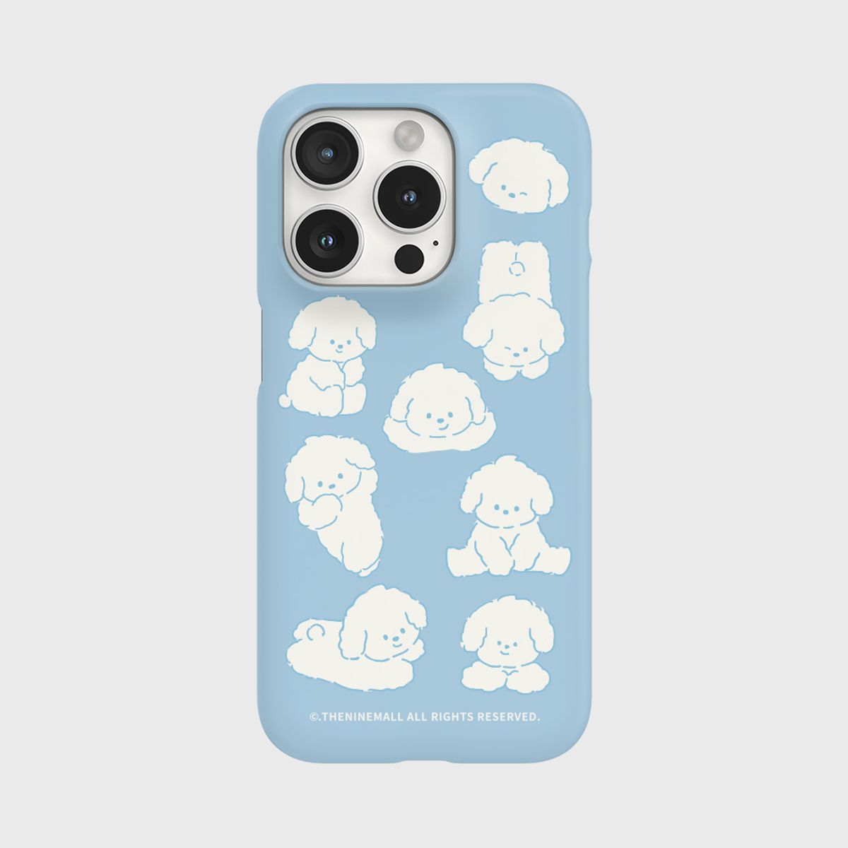 더나인몰(THE NINEMALL) cloudy puppy pattern [하드 폰케이스]
