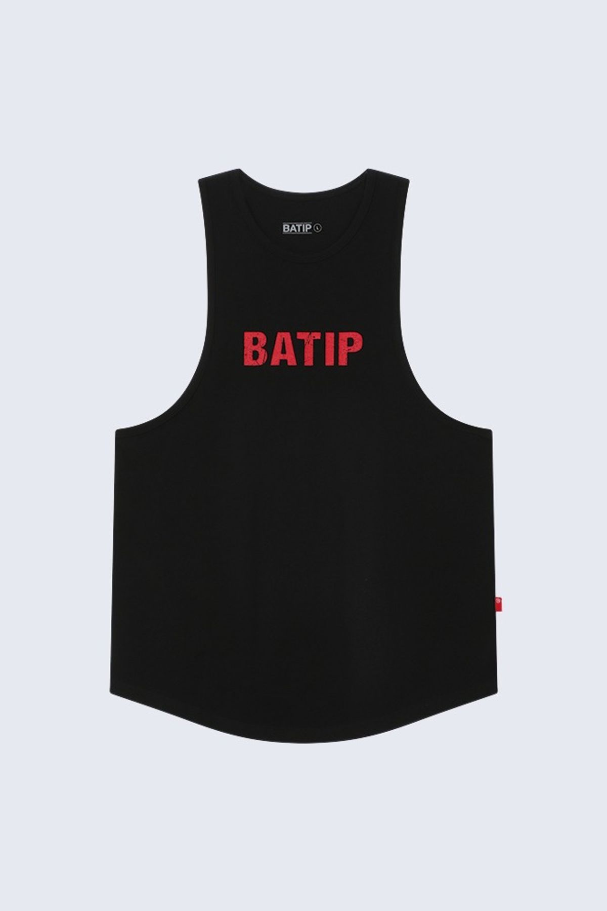 바팁(BATIP) 크랙 로고 나시 블랙