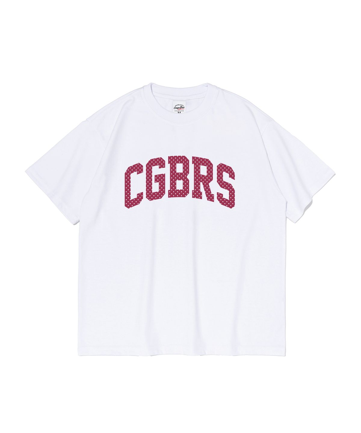 카고브로스 포 우먼(CARGOBROS FOR WOMAN) 시그니처 패턴 로고 반팔 티셔츠 (레드도트)