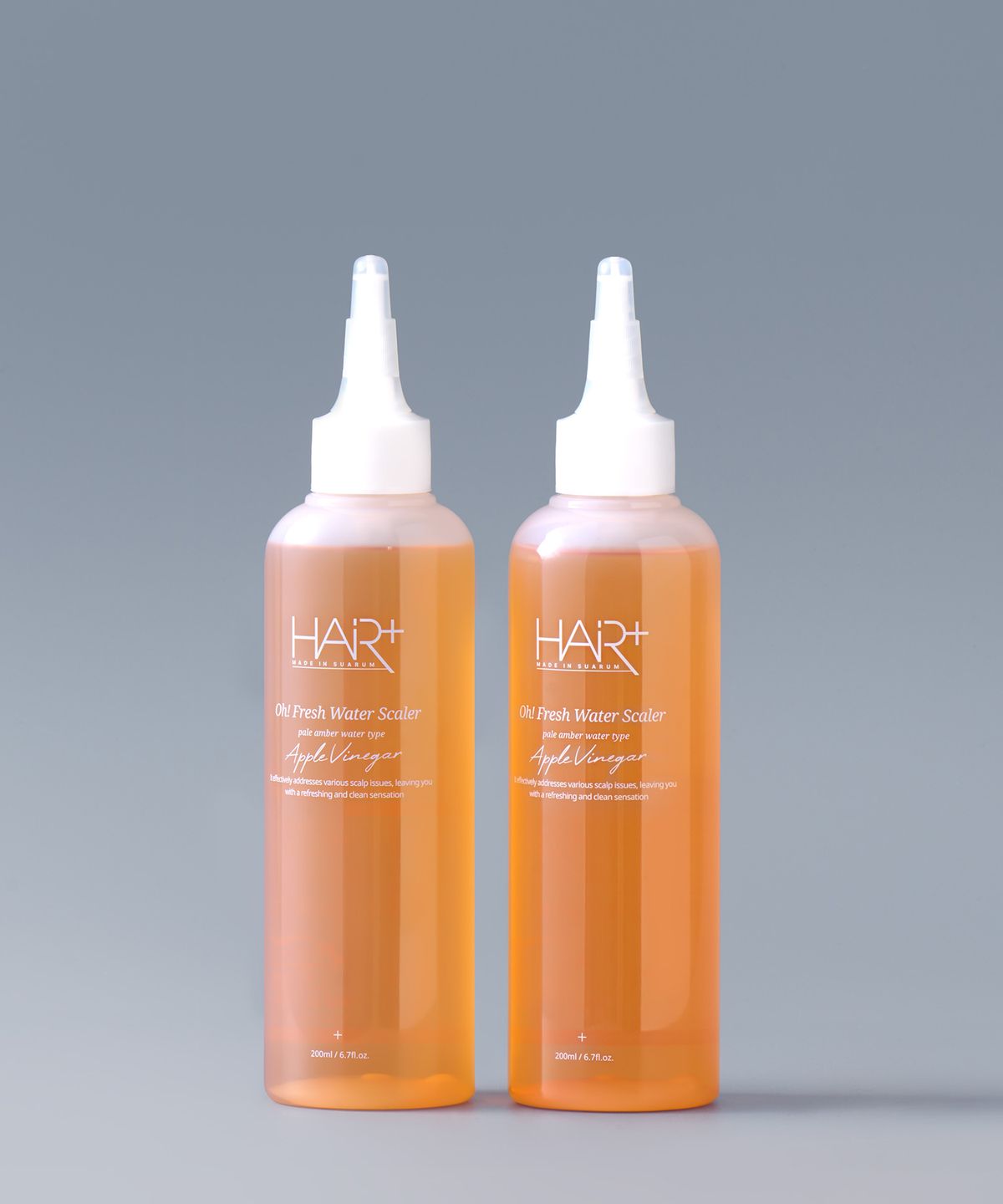 헤어플러스(HAIRPLUS) [2PACK] 오프레시 애플비니거 두피 비듬 각질 워터스케일러 200ml+200ml