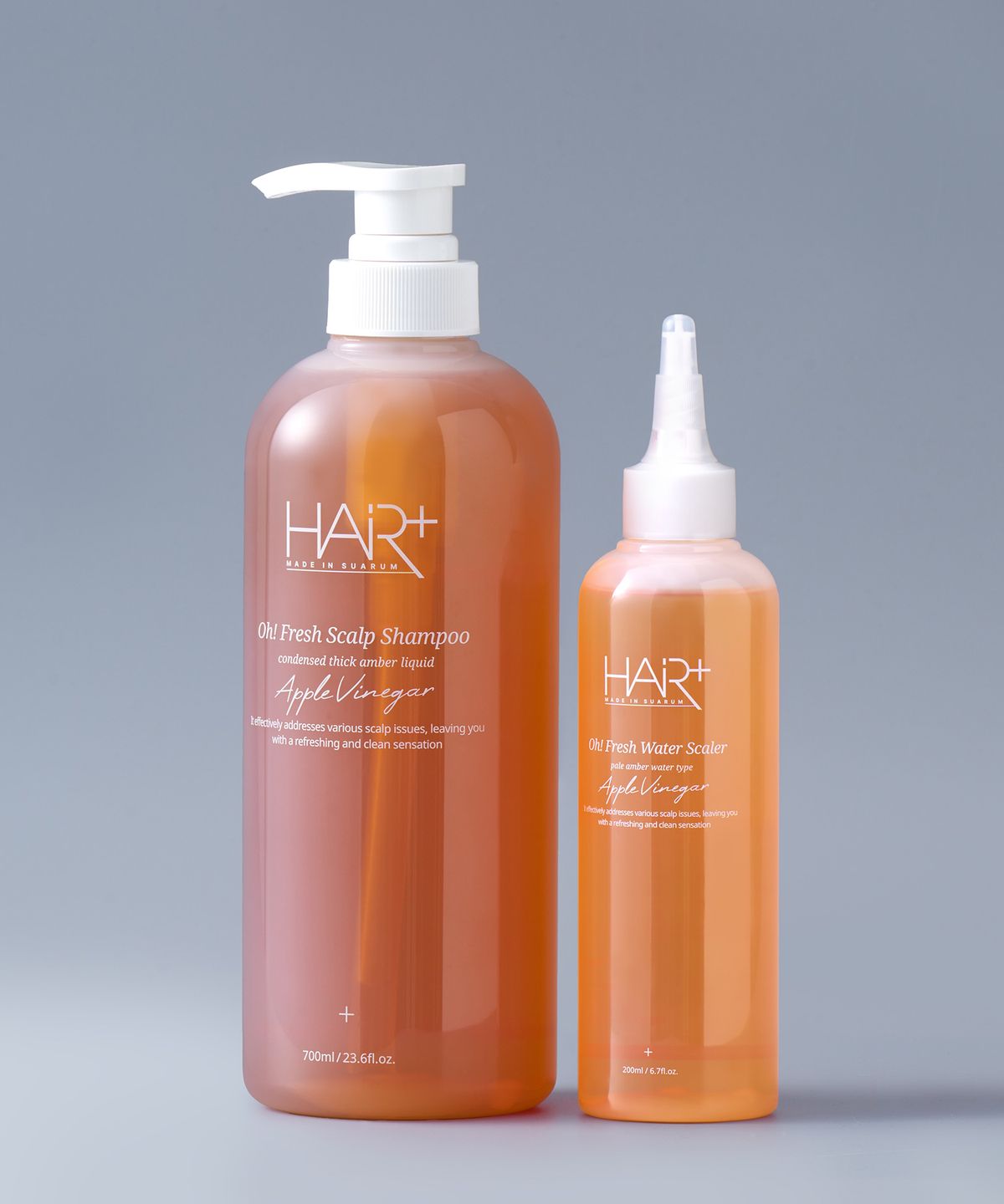 헤어플러스(HAIRPLUS) [SET] 오프레시 애플비니거 두피 비듬 각질 샴푸 700ml+워터스케일러 200ml