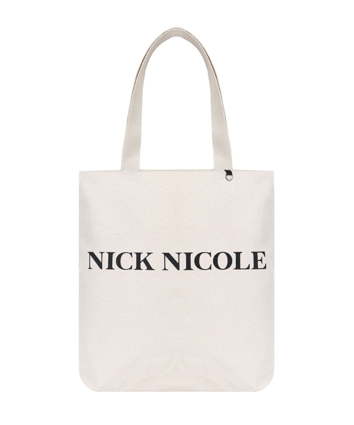 닉앤니콜(NICK&NICOLE) NICOLE RING CANVAS ECOBAG_OATMEAL
